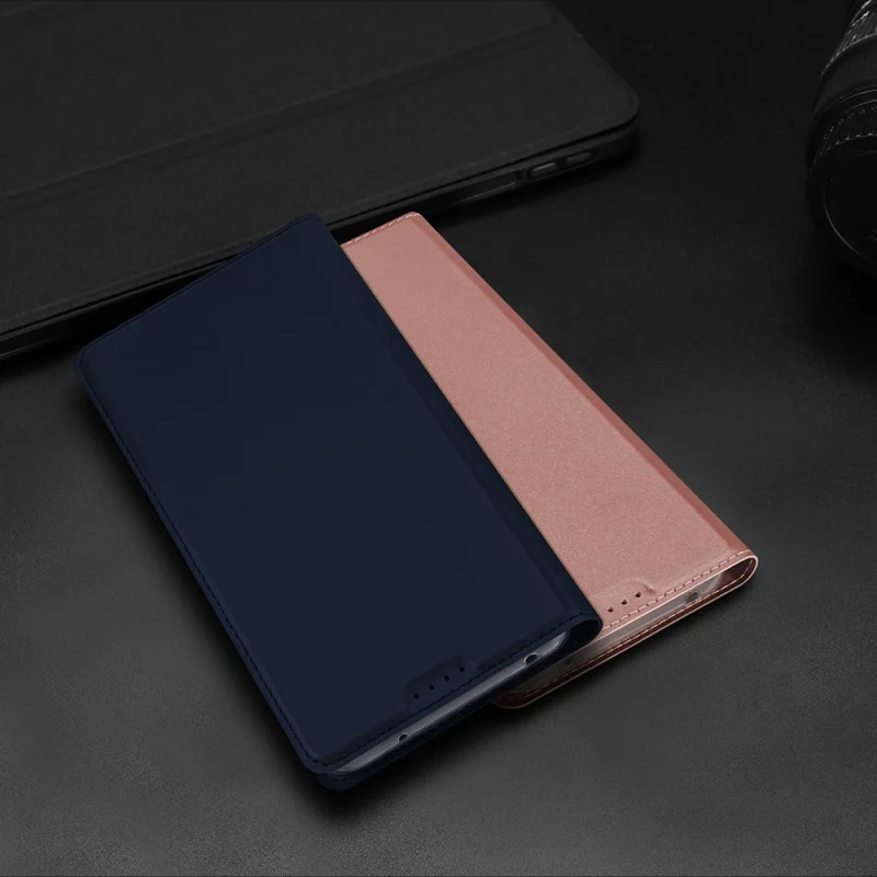 Dux Ducis Skin Pro etui do Xiaomi Redmi Note 12 pokrowiec z klapką portfel na kartę podstawka niebieskie - obrazek 15