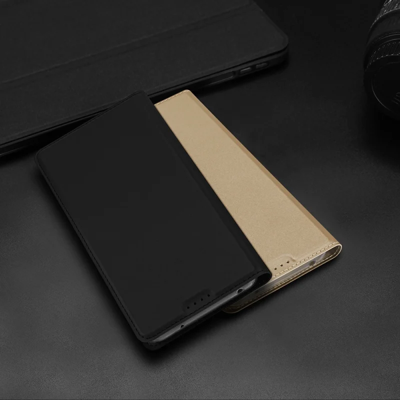 Dux Ducis Skin Pro etui do Xiaomi Redmi Note 12 pokrowiec z klapką portfel na kartę podstawka czarne - obrazek 13