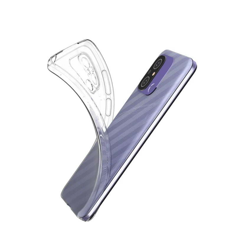 Ultra Clear 0.5mm etui do Xiaomi Redmi 11A / Poco C55 / Redmi 12C cienki pokrowiec przezroczyste - obrazek 2