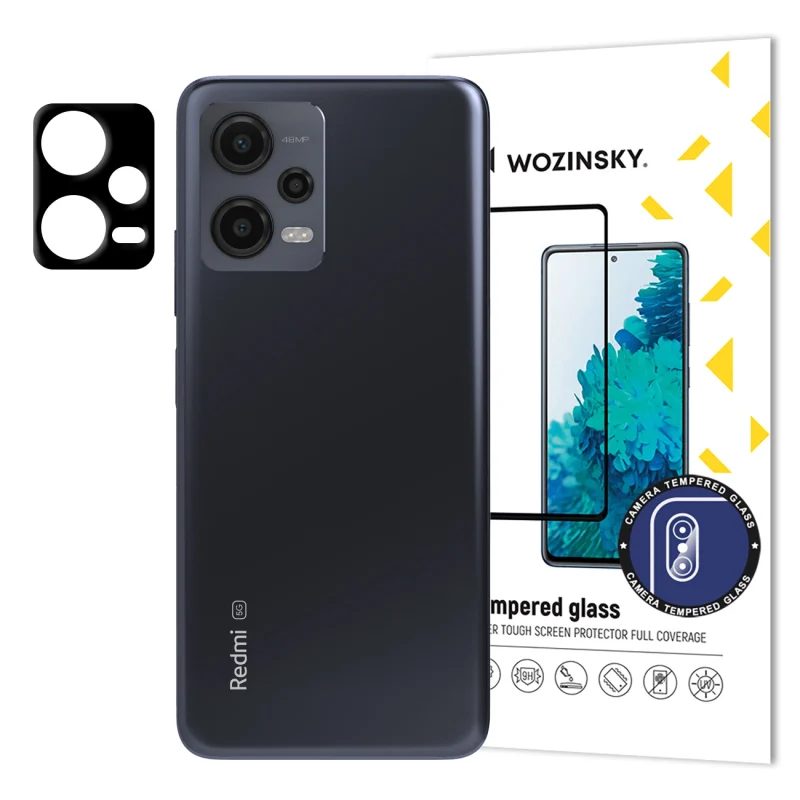 Wozinsky Full Camera Glass szkło hartowane do Xiaomi Redmi Note 12 5G / Poco X5 5G na aparat kamerę 9H