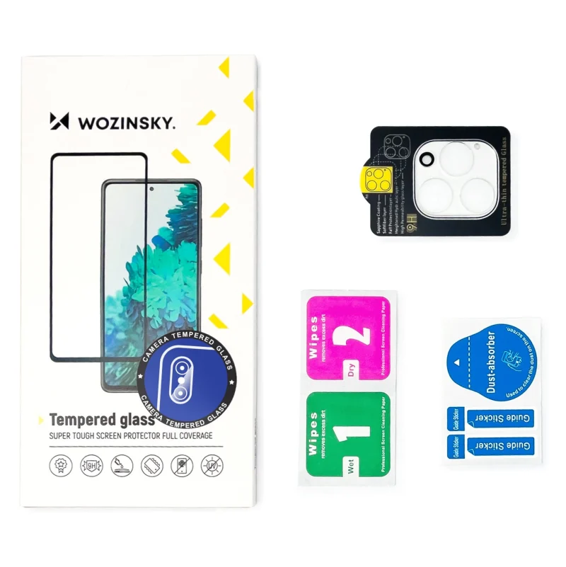 Wozinsky Full Camera Glass szkło hartowane do Xiaomi Redmi Note 12 5G / Poco X5 5G na aparat kamerę 9H - obrazek 3