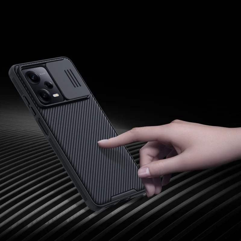 Nillkin CamShield Pro Case etui do Xiaomi Redmi Note 12 Pro+ pokrowiec z osłoną na aparat czarne - obrazek 11