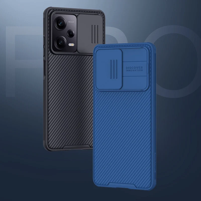 Nillkin CamShield Pro Case etui do Xiaomi Redmi Note 12 Pro+ pokrowiec z osłoną na aparat czarne - obrazek 8