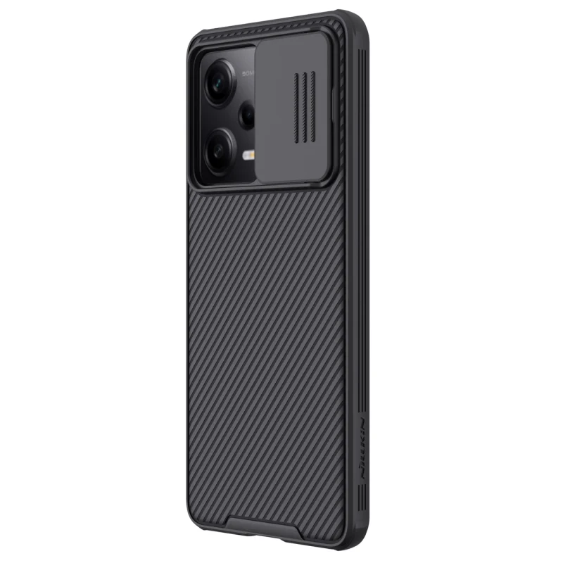 Nillkin CamShield Pro Case etui do Xiaomi Redmi Note 12 Pro / Poco X5 Pro 5G pokrowiec z osłoną na aparat czarne - obrazek 3