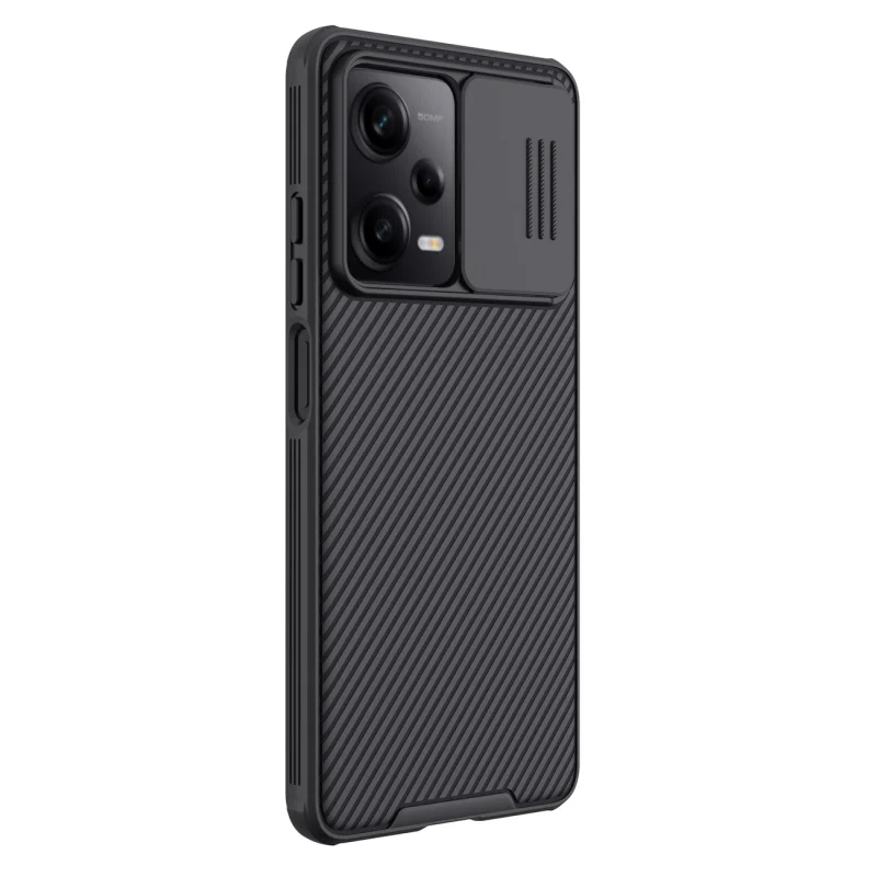 Nillkin CamShield Pro Case etui do Xiaomi Redmi Note 12 Pro / Poco X5 Pro 5G pokrowiec z osłoną na aparat czarne - obrazek 6