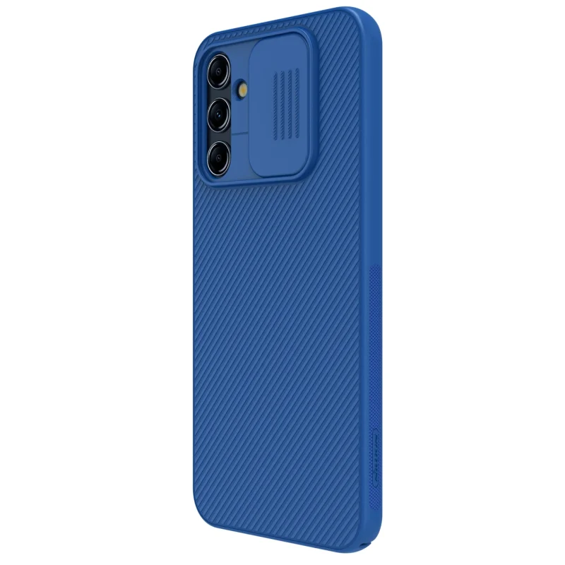 Nillkin CamShield Case etui do Samsung Galaxy A14 5G / Galaxy A14 pokrowiec z osłoną na aparat niebieskie - obrazek 2