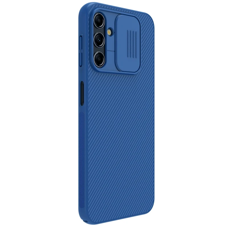 Nillkin CamShield Case etui do Samsung Galaxy A14 5G / Galaxy A14 pokrowiec z osłoną na aparat niebieskie - obrazek 3