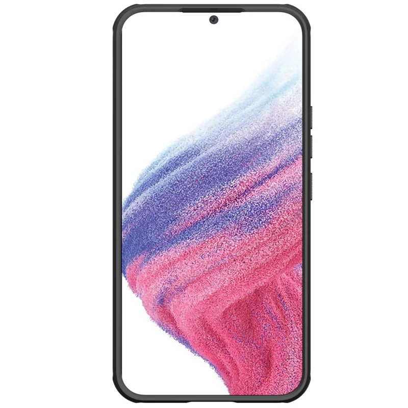 Nillkin Super Frosted Shield Pro etui do Samsung Galaxy A54 5G pancerny pokrowiec + podstawka na telefon czarne - obrazek 4