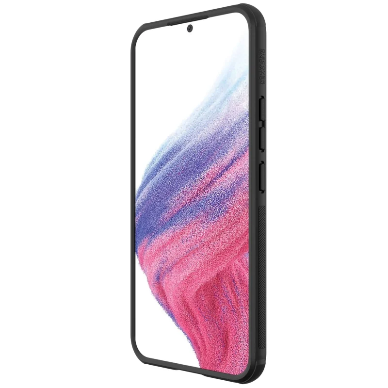 Nillkin Super Frosted Shield Pro etui do Samsung Galaxy A54 5G pancerny pokrowiec + podstawka na telefon czarne - obrazek 6