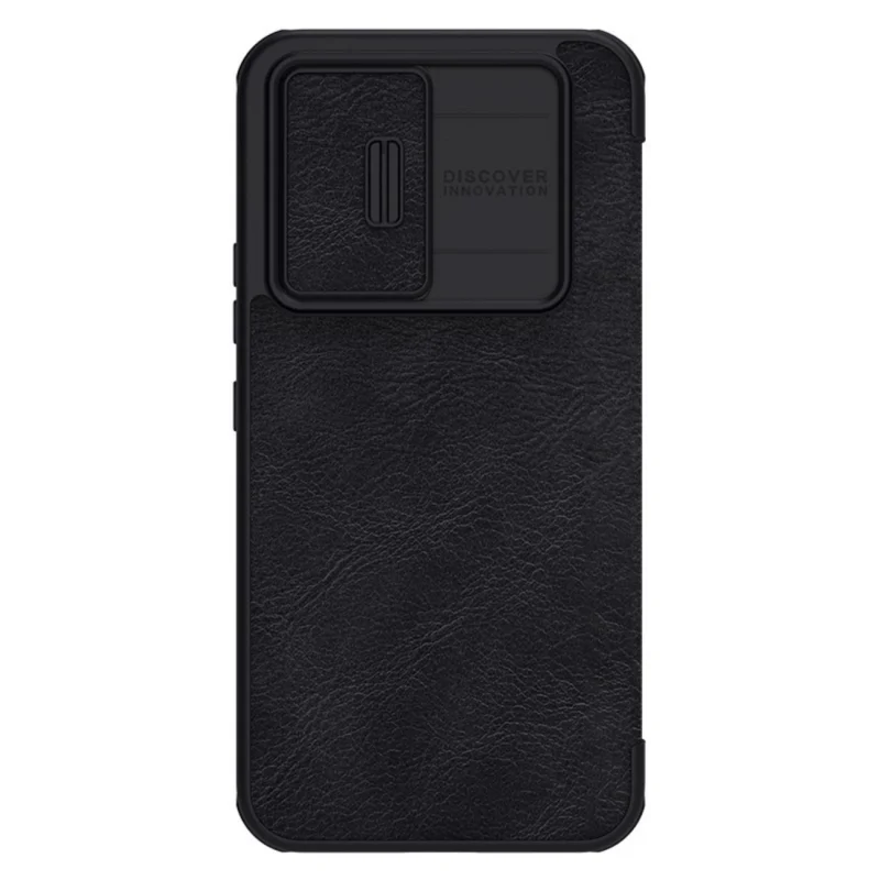 Nillkin Qin Leather Pro Case etui do Samsung Galaxy A54 5G pokrowiec z klapką osłona na aparat czarne - obrazek 2