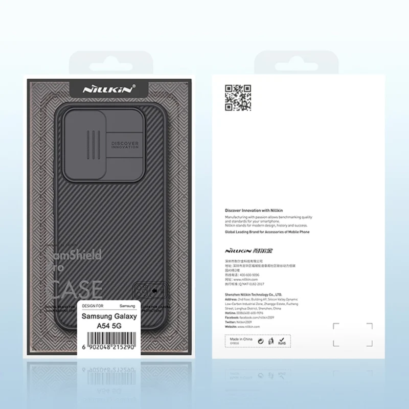 Nillkin CamShield Pro Case etui do Samsung Galaxy A54 5G pokrowiec z osłoną na aparat niebieskie - obrazek 5