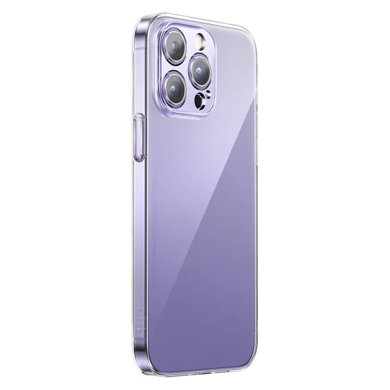 Baseus Crystal Case etui do iPhone 14 Pro Max cienki pokrowiec + szkło przezroczyste - obrazek 6