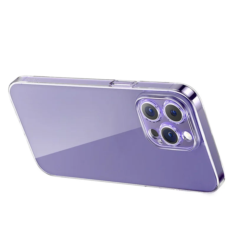 Baseus Crystal Case etui do iPhone 14 Pro Max cienki pokrowiec + szkło przezroczyste - obrazek 3