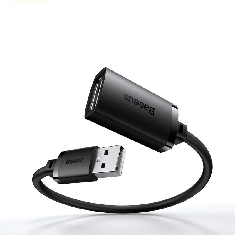 Przedłużacz kabel USB 2.0 0.5m Baseus AirJoy Series - czarny - obrazek 16