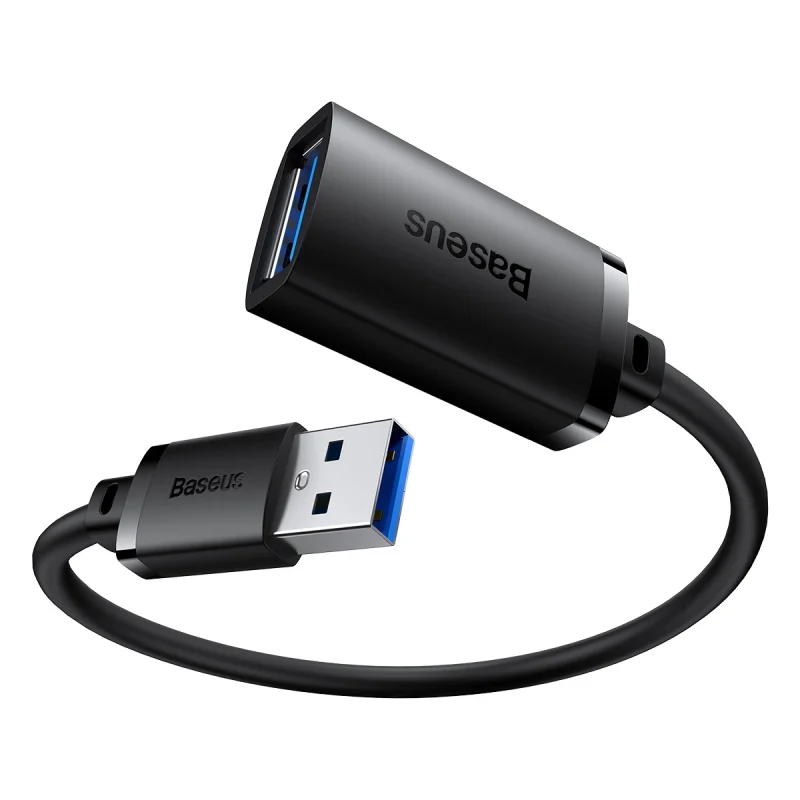 Przedłużacz kabel USB 3.0 5m Baseus AirJoy Series - czarny - obrazek 5