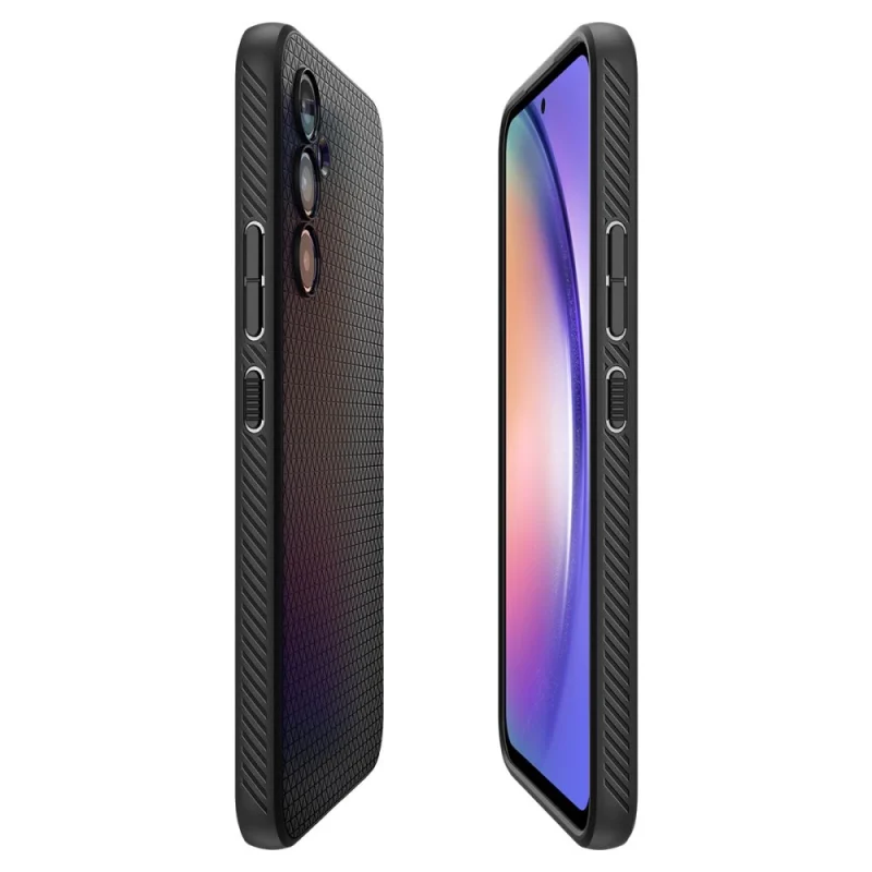 Etui Spigen Liquid Air na Samsung Galaxy A54 5G - czarny mat - obrazek 9