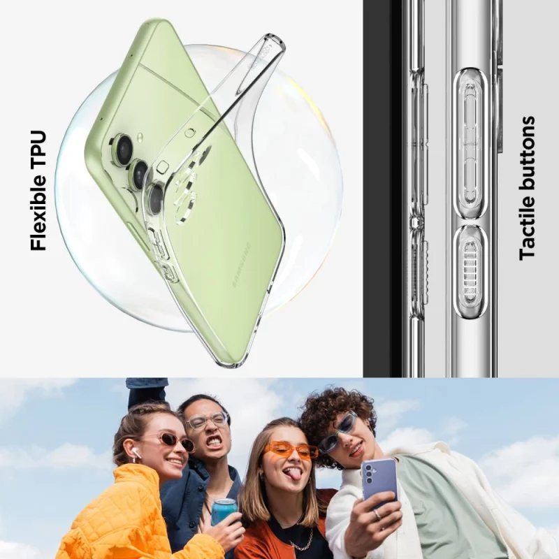 Etui Spigen Liquid Crystal na Samsung Galaxy A54 5G - przezroczyste - obrazek 14