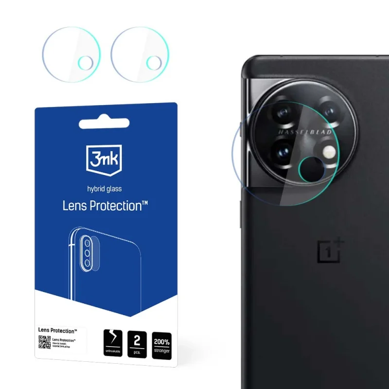 Szkło na aparat 3mk Lens Protection™ hybrydowe na OnePlus 11 5G