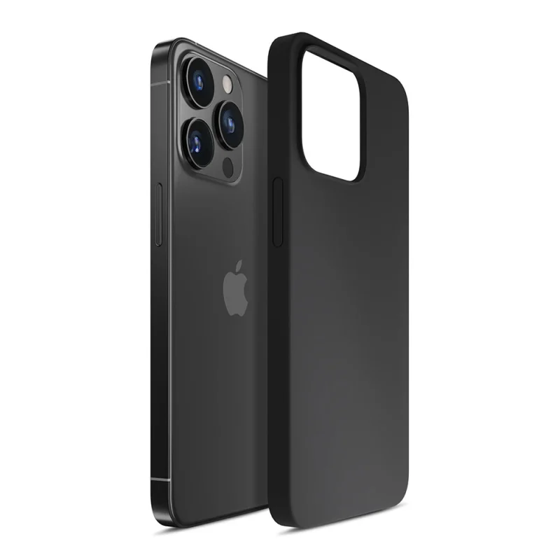 Etui 3mk Silicone Case na iPhone 14 Pro - czarne - obrazek 7