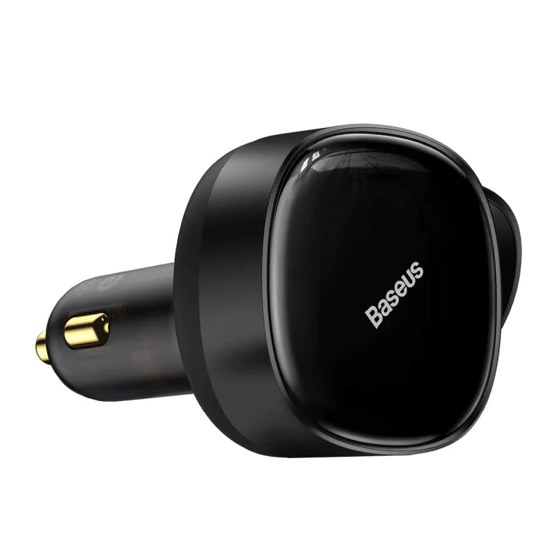 Ładowarka samochodowa 2w1 33W 2x USB C (męskie) Baseus Enjoyment - czarna - obrazek 3