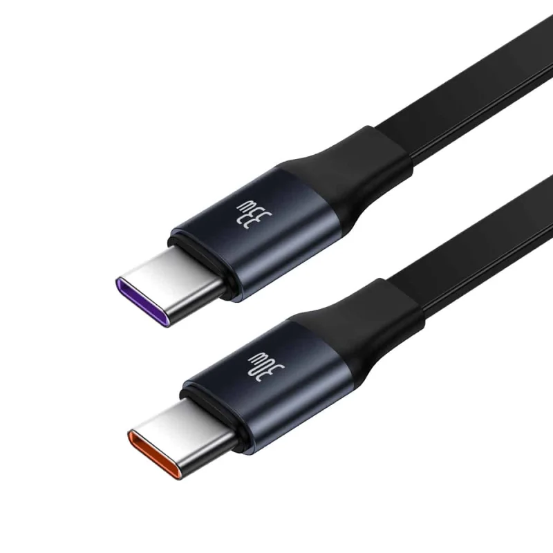 Ładowarka samochodowa 2w1 33W 2x USB C (męskie) Baseus Enjoyment - czarna - obrazek 4