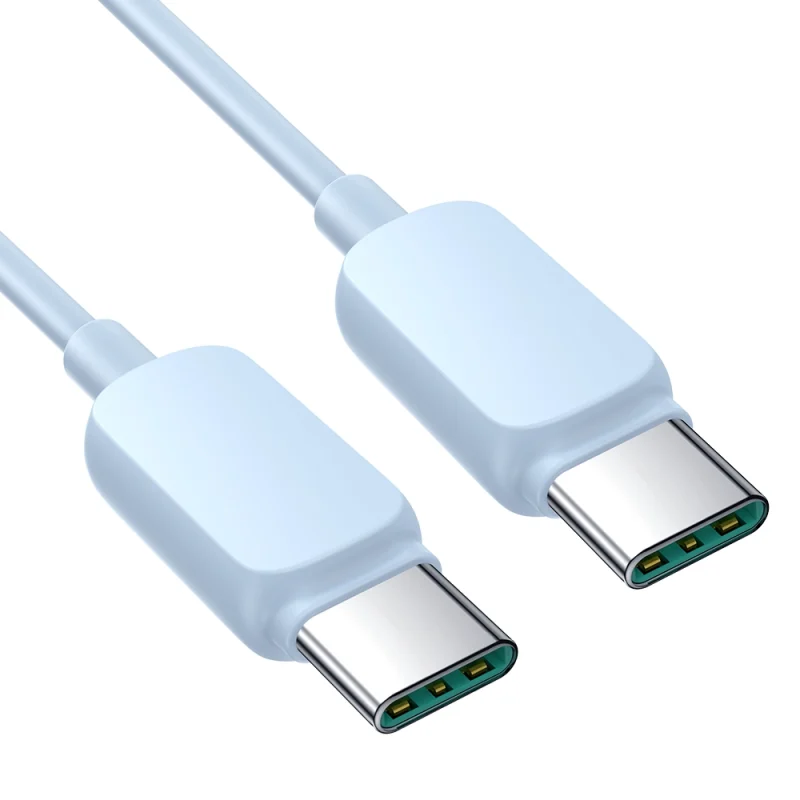 Kabel Joyroom Multi-Color Series A14 USB-C / USB-C 100W 1.2 m - niebieski - obrazek 4