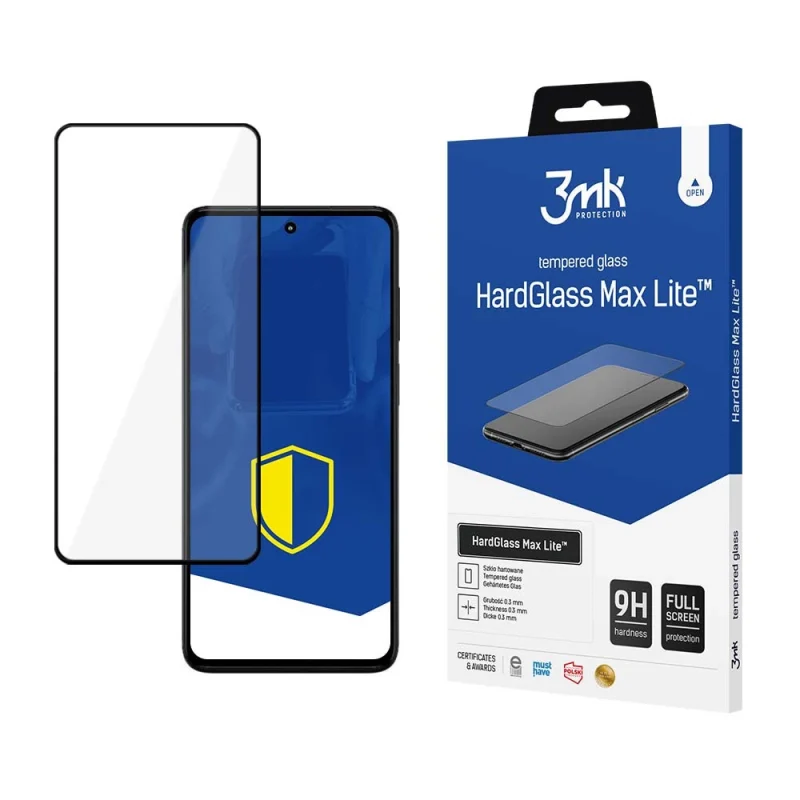 Szkło 9H 3mk HardGlass Max Lite™ na Motorola Moto G82 5G