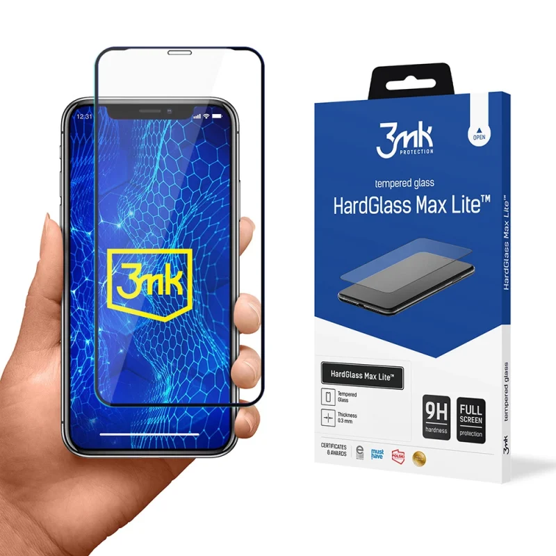 Szkło 9H 3mk HardGlass Max Lite™ na iPhone X