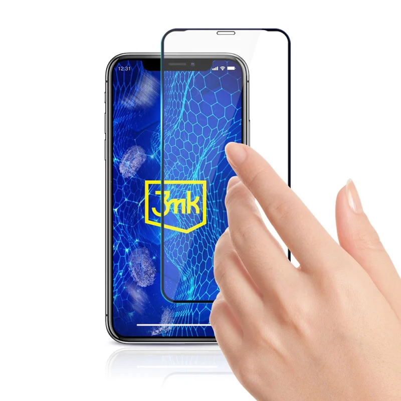 Szkło 9H 3mk HardGlass Max Lite™ na iPhone X - obrazek 5