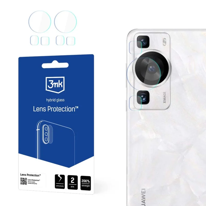 Szkło na aparat 3mk Lens Protection™ hybrydowe na Huawei P60 Pro