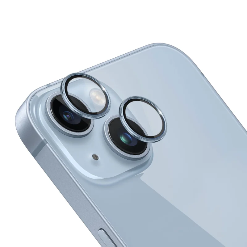 Osłona aparatu 3mk Lens Protection Pro na iPhone 14 - niebieska - obrazek 2