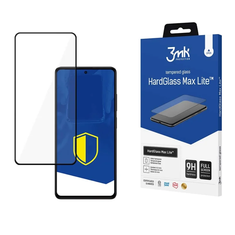 Szkło 9H 3mk HardGlass Max Lite™ na Poco X5 Pro 5G