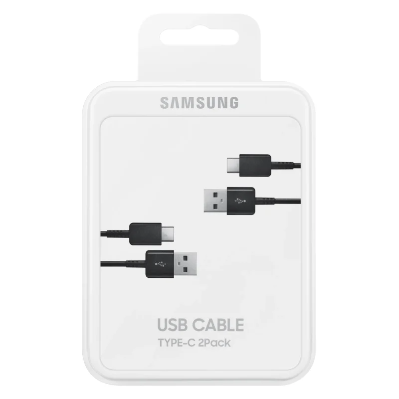 Kabel USB C 480Mb/s 5A 1.5m Samsung EP-DG930MBEGWW - czarny (zestaw 2 szt.) - obrazek 4