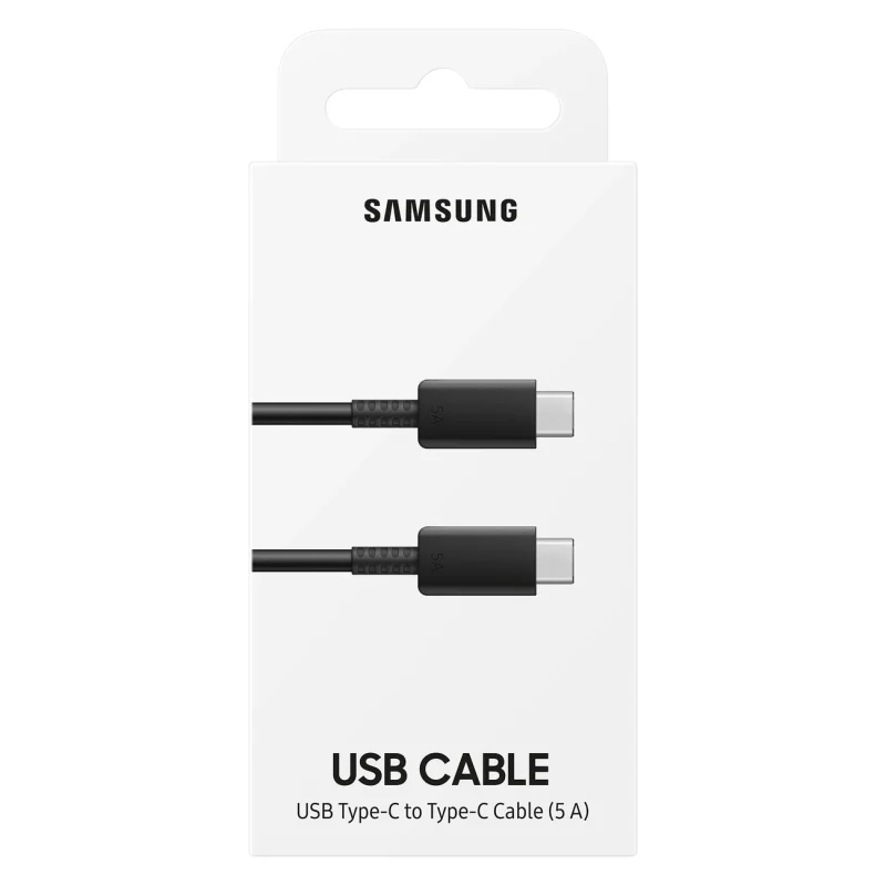 Kabel Samsung EP-DN975BBEGWW USB-C - USB-C 480Mb/s 5A 1m - czarny - obrazek 4