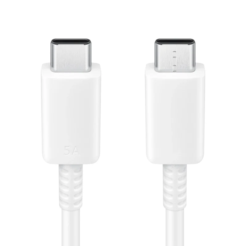 Kabel Samsung EP-DN975BWEGWW USB-C - USB-C 5A 480Mb/s 1m - biały - obrazek 2