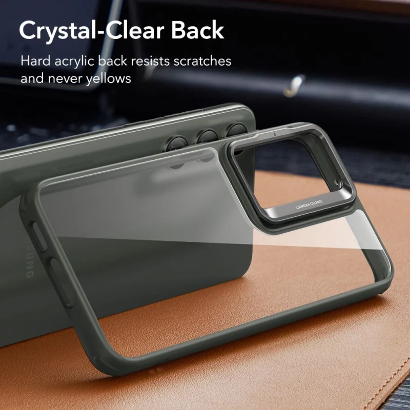 Etui ESR Classic Kickstand na Samsung Galaxy S23+ - przezroczysto-zielone - obrazek 7