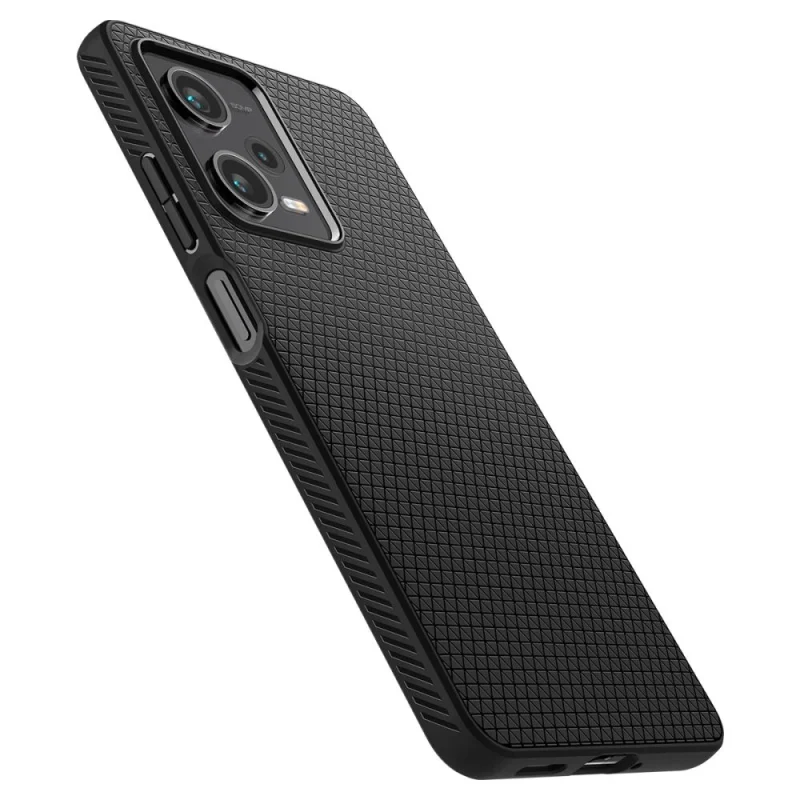 Etui Spigen Liquid Air na Xiaomi Redmi Note 12 Pro 5G / Poco X5 Pro 5G - czarny mat - obrazek 9