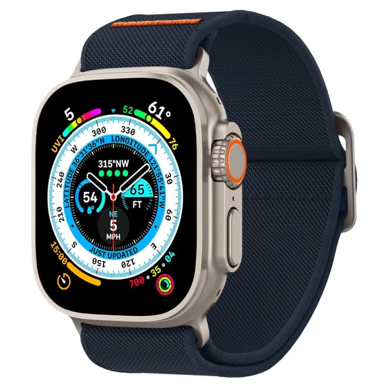 Pasek Spigen Fit Lite Ultra na Apple Watch 4/5/6/7/8/9/SE/Ultra (42/44/45/49 mm) - granatowy