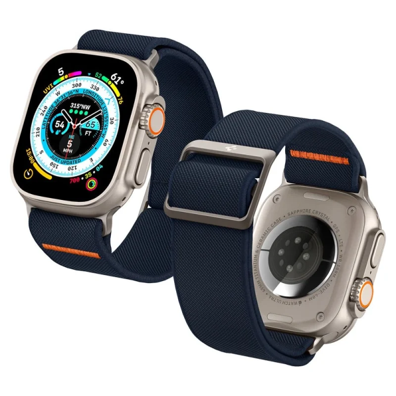 Pasek Spigen Fit Lite Ultra na Apple Watch 4/5/6/7/8/9/SE/Ultra (42/44/45/49 mm) - granatowy - obrazek 10