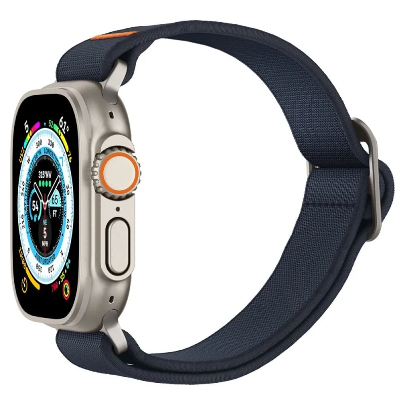 Pasek Spigen Fit Lite Ultra na Apple Watch 4/5/6/7/8/9/SE/Ultra (42/44/45/49 mm) - granatowy - obrazek 9