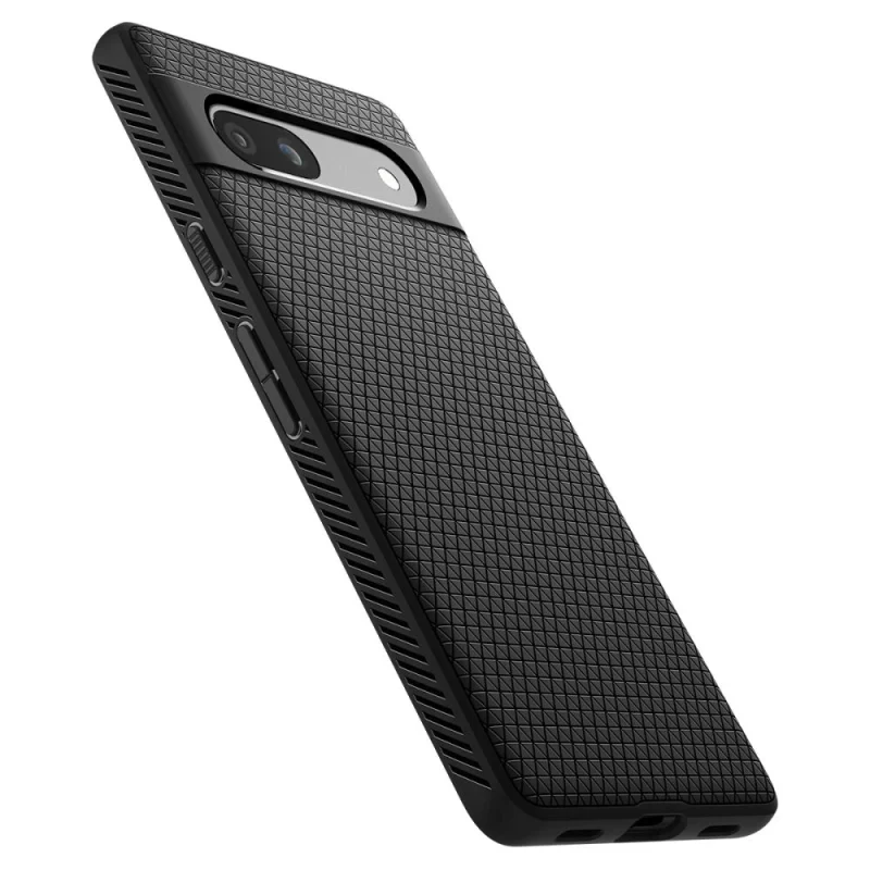 Etui Spigen Liquid Air na Google Pixel 7A - czarny mat - obrazek 11