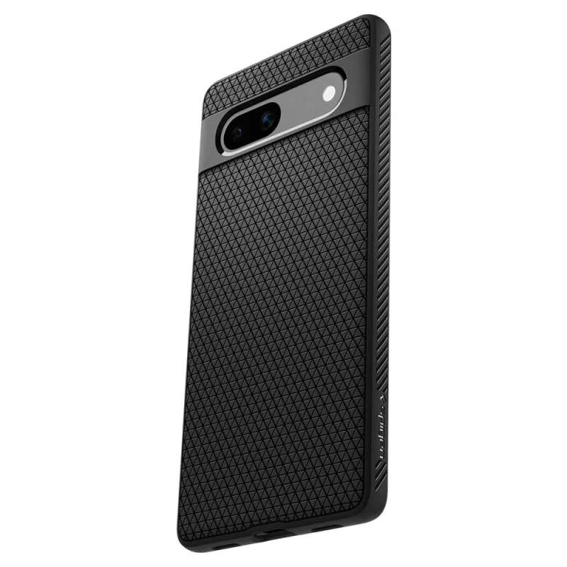 Etui Spigen Liquid Air na Google Pixel 7A - czarny mat - obrazek 8