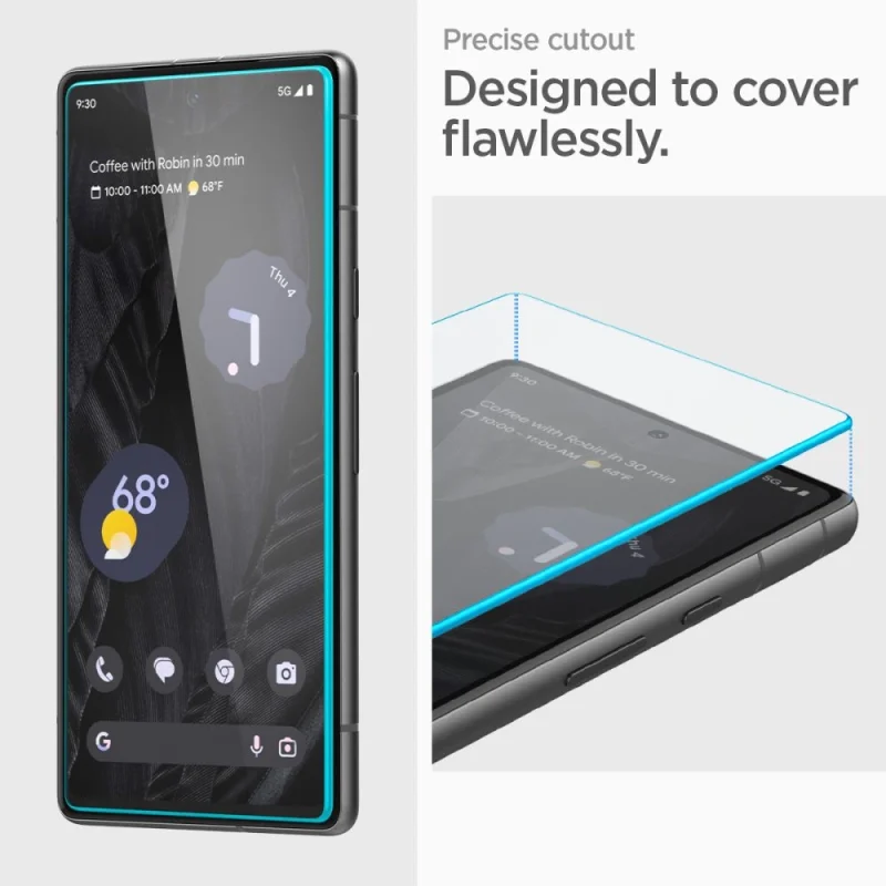 Szkło hartowane Spigen ALM Glas.tR na Google Pixel 7A - 2 szt. - obrazek 10