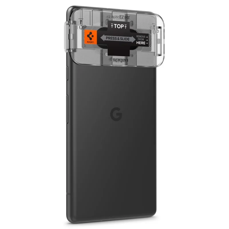 Osłona aparatu Spigen Glas.tR EZ Fit Optik Camera Protector na Google Pixel 7A - czarna 2 szt. - obrazek 3