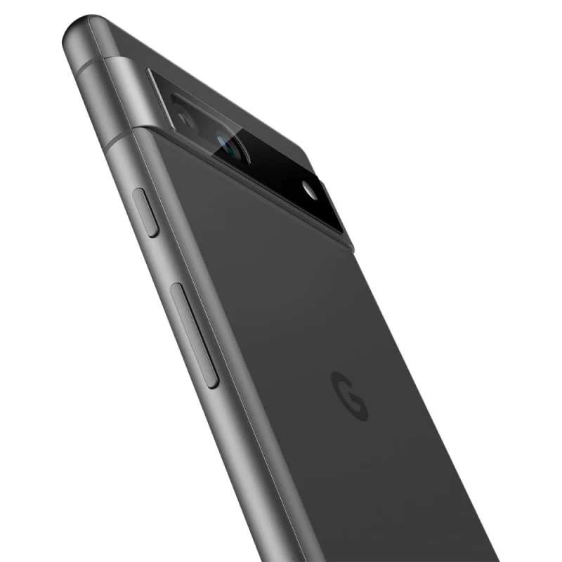 Osłona aparatu Spigen Glas.tR EZ Fit Optik Camera Protector na Google Pixel 7A - czarna 2 szt. - obrazek 5