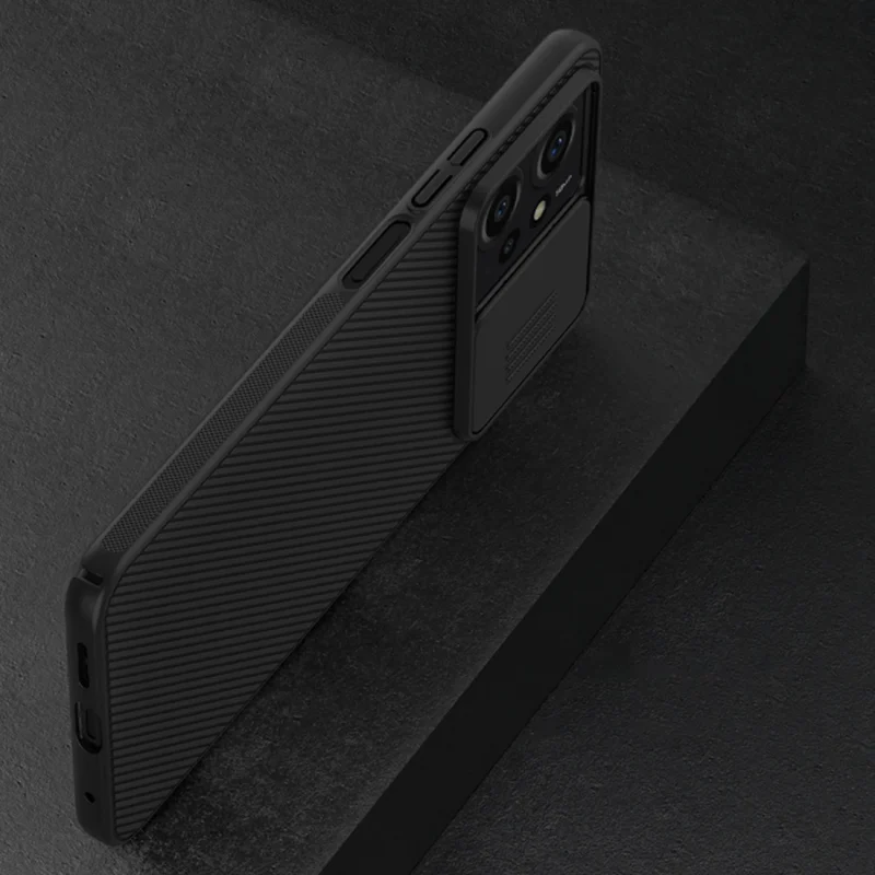 Pancerne etui Xiaomi Redmi Note 12 z osłoną na aparat Nillkin CamShield Case - czarne - obrazek 12