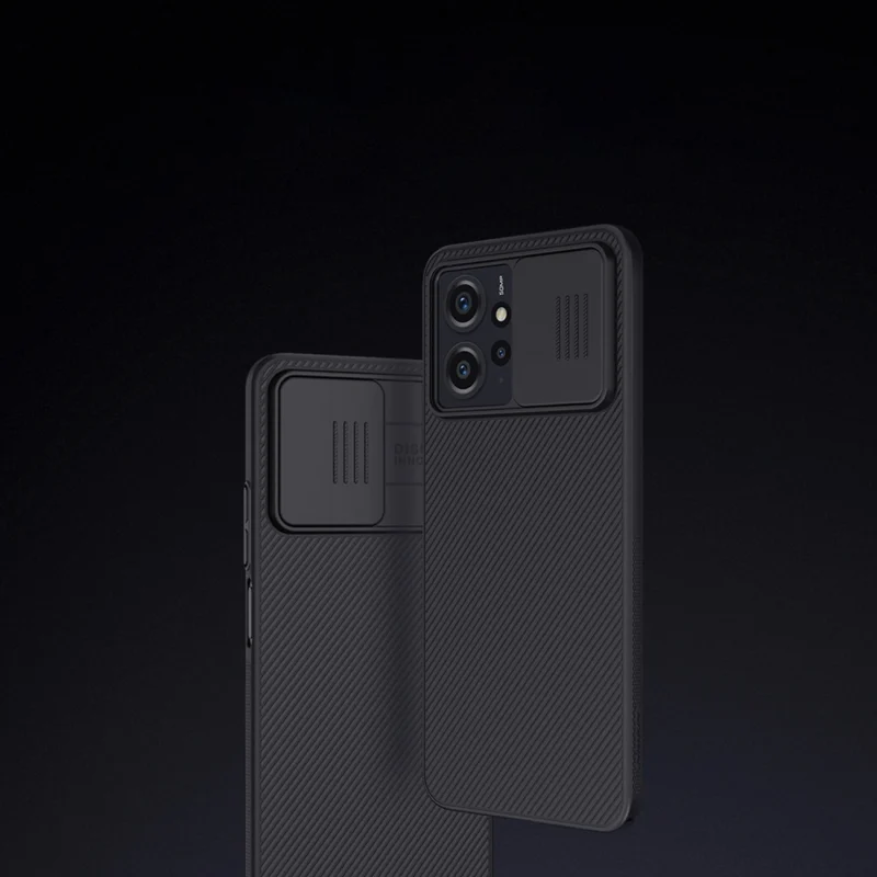 Pancerne etui Xiaomi Redmi Note 12 z osłoną na aparat Nillkin CamShield Case - czarne - obrazek 7