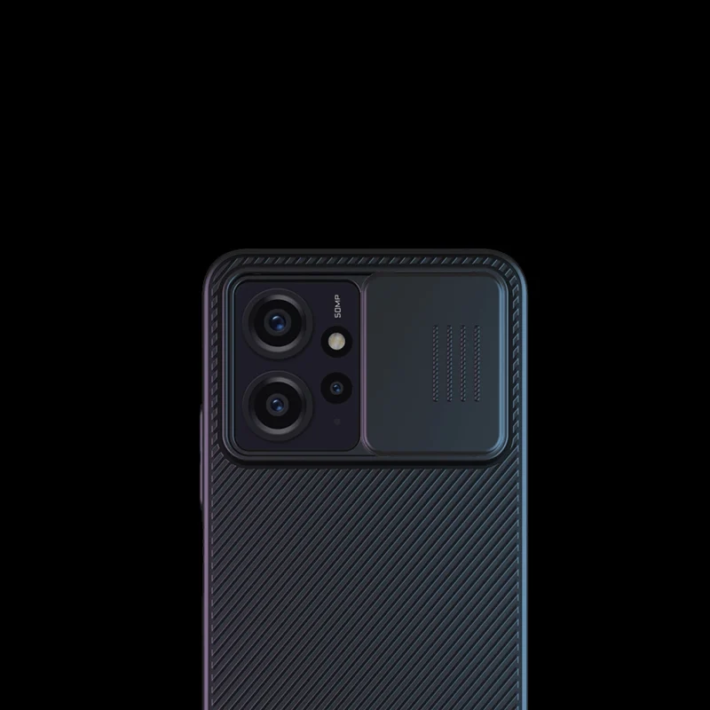 Pancerne etui Xiaomi Redmi Note 12 z osłoną na aparat Nillkin CamShield Case - czarne - obrazek 9