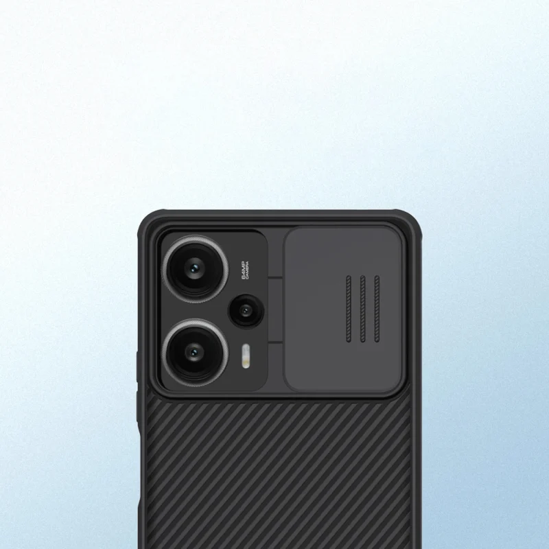 Pancerne etui Xiaomi Redmi Note 12 Turbo / Xiaomi Poco F5 z osłoną na aparat Nillkin CamShield Pro Case - czarne - obrazek 14