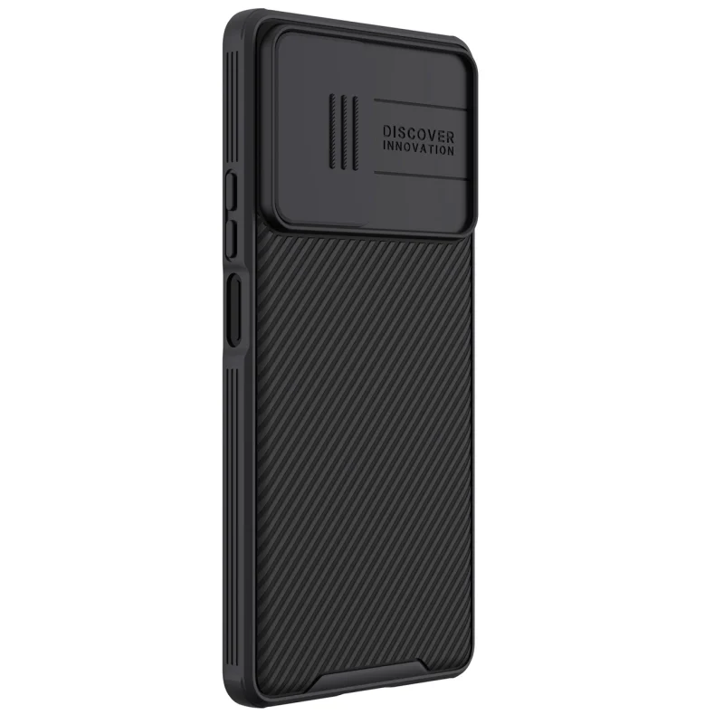 Pancerne etui Xiaomi Redmi Note 12 Turbo / Xiaomi Poco F5 z osłoną na aparat Nillkin CamShield Pro Case - czarne - obrazek 5